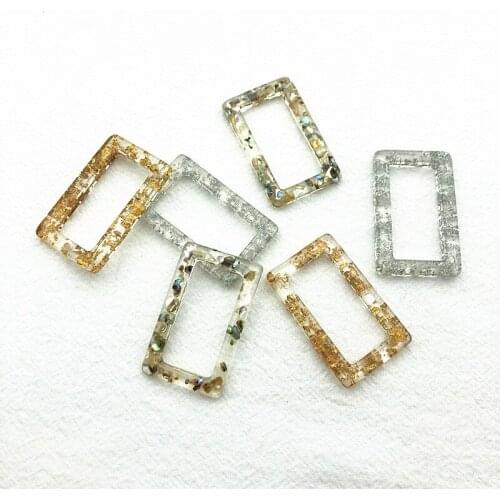 New arrival! Mix color 42x25mm 30pcs Acrylic Rectangle-shape Charm for earrings,Earring parts,jewelry findings