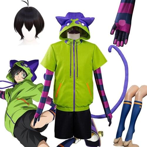 Reneecho sk8 the infinity miya cosplay infinity miya wig Miya Chinen Uniform Outfits Anime Costume