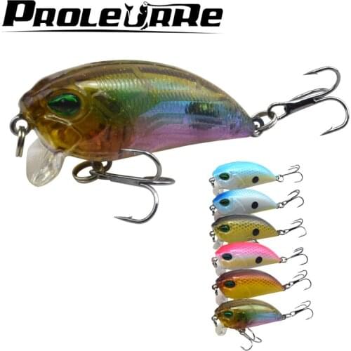 Proleurre 1pcs 8.1g 5cm Spinner Fishing Lures Artificial Crankbait Fishing Wobblers Pesca Floating Hard bait bass fishing tackle