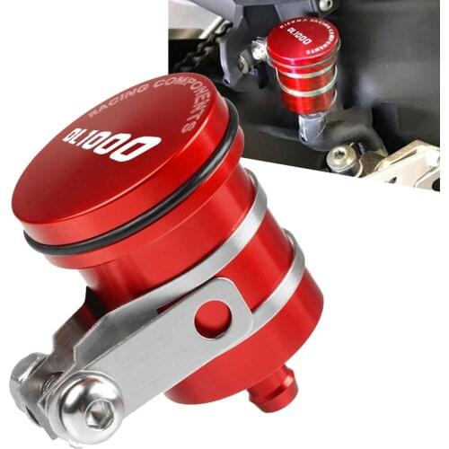 Motorcycle Brake Fluid Reservoir Clutch Cylinder Tank Oil Fluid Cup For Suzuki DL1000 DL 1000 V-STROM 2002-2021 2016 2017 2015