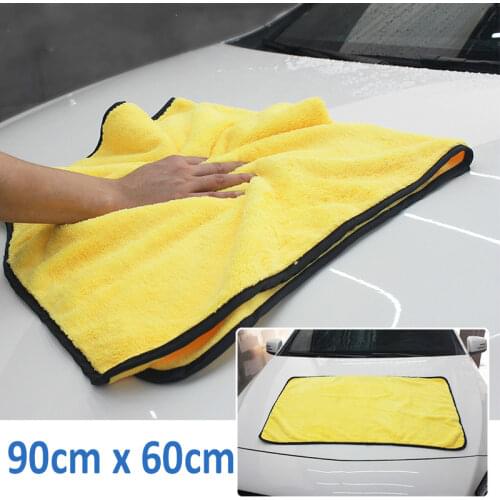 90*60cm Super Absorbent Car Wash Microfiber Towel Car Cleaning Drying Cloth Extra Large Size Drying Towel Car Care Detailing