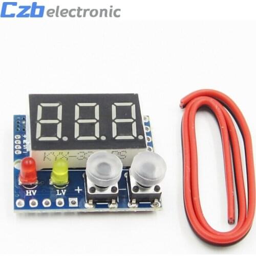 1SET DC 0-99.9V Red LED Panel Digital Voltmeter With Alarm Indicator Voltage Display Meter Module Board