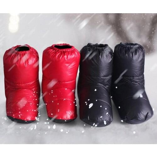 1 Pair Shoe Covers Thermal Waterproof Overshoes Unisex Soft Boots Sock Outdoor Supplies for Winter Shoes Protectors Rain Boots