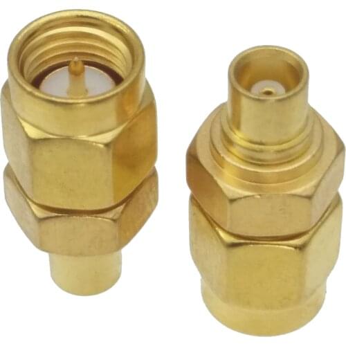 10pcs Adapter converter SMA male to MCX female RF COAXIAL Connector