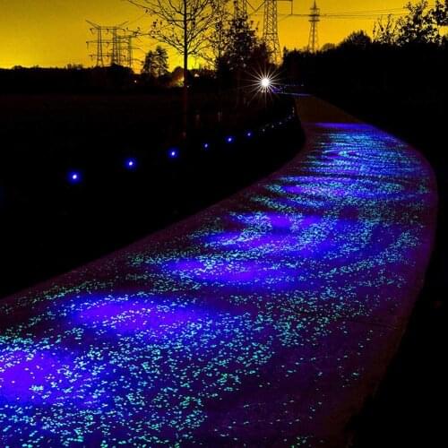 100Pcs Glow In The Dark Pebbles Stones Luminous Aquarium Garden Fish Tank Decor Pebble Rocks Aquarium Ornaments Accessories
