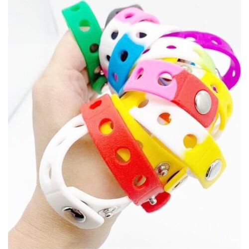 18cm Kids Bracelets for Shoe Charms Adjustable Cute Wristband for Boys and Girls Birthday Gifts Party Supplies