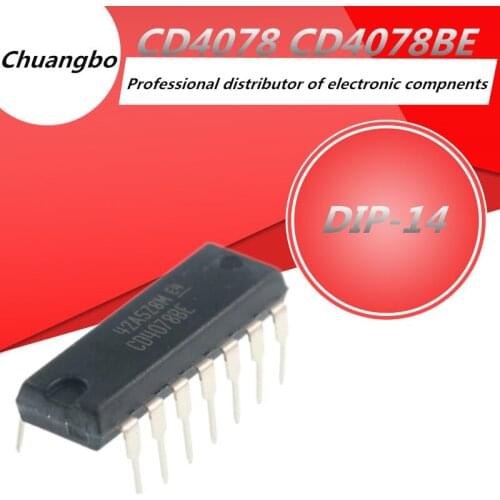 5pcs CD4078 CD4078BE DIP-14 CD4078B New spot IC