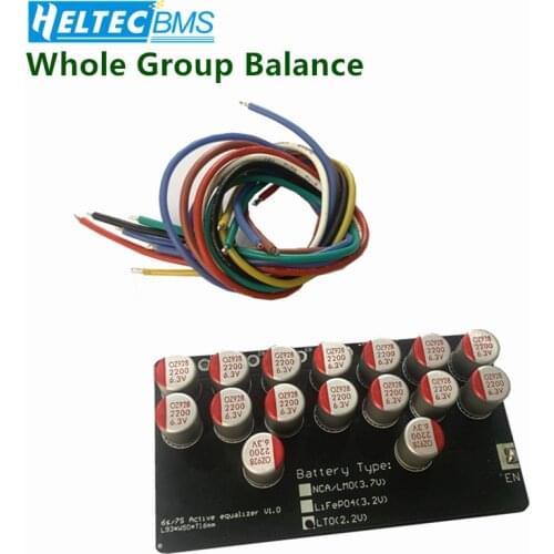 8S 5A 6A Active Equalizer Balancer Lifepo4 Lithium Lipo LTO Battery Energy active equalization module Fit Capacitor