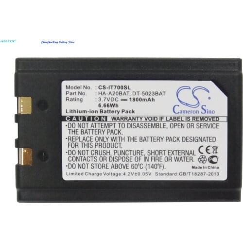 Cameron Sino 1800mAh Battery for Casio IT-700 M30,DT-5025LAT,DT-950,DT-X10,DT-X5,DT-X5M10E,DT-X5M30E,DT-X5M30R,DT-X5M30U