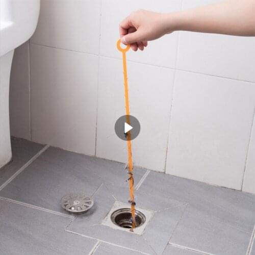 Pipe Drain UnBlocker Stick Tool Bathroom Kitchen Cleaning Accessorie Hair Remover Sink Shower Bath Cleaner Snake Hook Water Sink