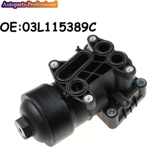 Car Auto Parts Oil Filter Housing w/ Oil Cooler 03L115389C For 2012-2014 V olkswagen Passat TDI High Quality