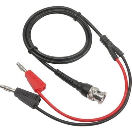 BNC Q9 To Dual 4mm Stackable Banana Plug With Socket Test Leads Probe Cable 120CM
