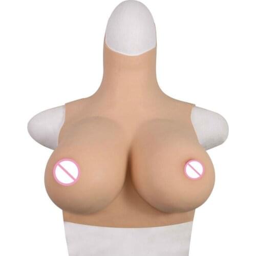 C-G Cup No-oil Silicone Breast Form Fake Boobs Crossdresser Breast Enhancer Soft Boobs Skin Transgender Queen Mastectomy Bra