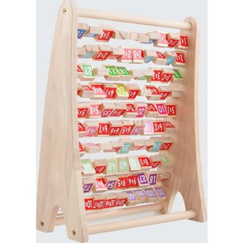 Kids Toys Montessori Wooden Toys Multiplication Table Baby Early Educational Toys Arithmetic Teaching Aids Math Toy For Children