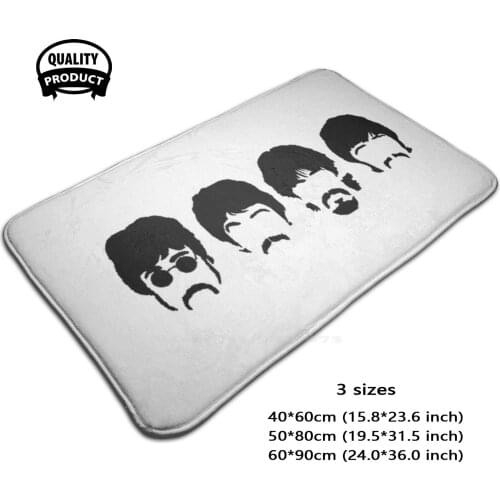 Door Mat Foot Pad Home Rug Silhouette Music Artist Icon Abby Road Albumen Band Jack Oc 60S The