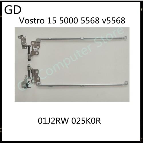 GD For DELL Vostro 15 5000 5568 V5568 Hinges L+R Laptop Accessories 1 Pair (Left & Right ) LCD Hinges 025K0R 25K0R 01J2RW 1J2RW