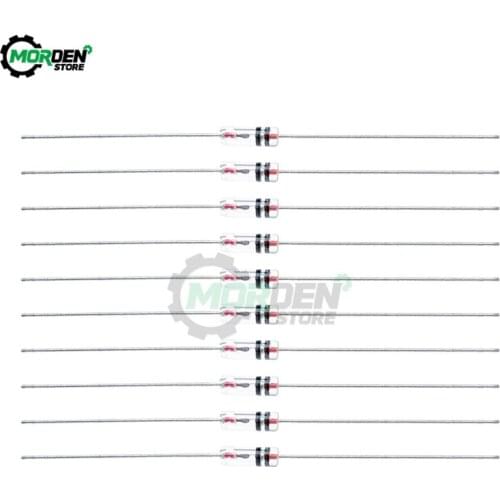 10 PCS N34A Germanium Diode 50mA 65V DO-35 (DO-204AH) IN34A IN34 Axial for TV FM AM Radio Detection Dropship