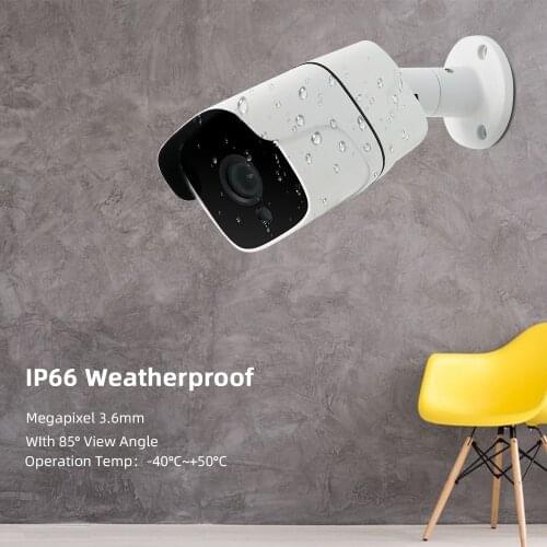 Joytimer AHD Camera Outdoor H.265 Onvif Bullet CCTV Array Night Vision IR 720P Video Surveillance Camera
