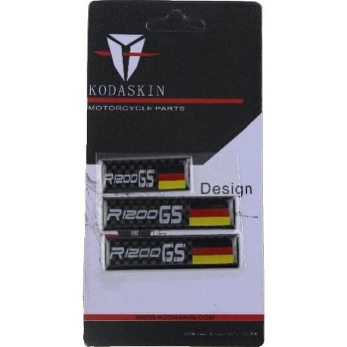 KODASKIN 3M Carbon Sticker emblem decal For BMW R1200GS one set/3pieces