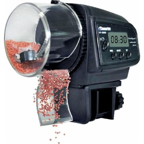 65mL Automatic Fish Feeder For Aquarium Fish Tank Auto Feeders With Timer Pet Feeding Dispenser LCD Indicates Fish Feeder