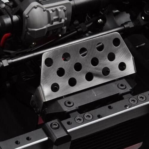 RC Metal Chassis Armors Front Rear Guard for 1:10 RC Crawler Car Spare Parts