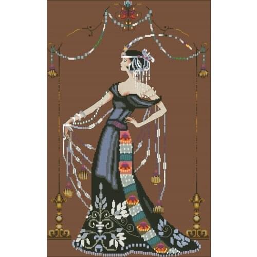 MD-135 counted 11CT 14CT 18CT 28CT light coffee aida Cross Stitch embroidery needlework Sets home decor