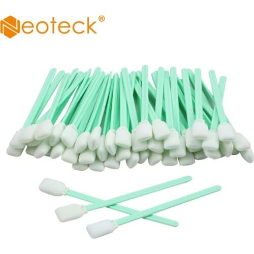 Neoteck 100Pcs 200Pcs Solvent Cleaning Swabs For Roland Mimaki Mutoh Epson Format InkJet Printer