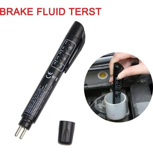 New Best Brake Fluid Tester LED Car Vehicle Auto Automotive Testing Tool fluid tester Car Brake Fluid Tester Pen in stock