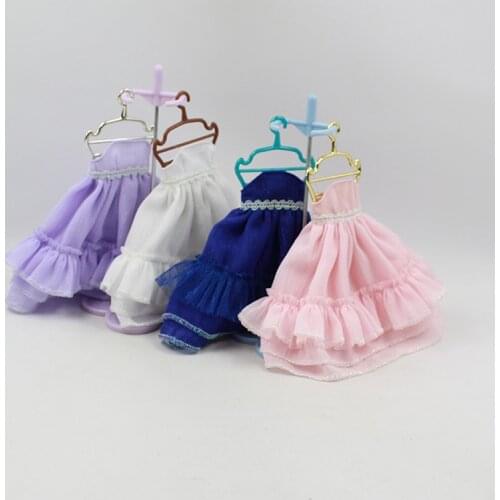 Clothes For 1/6 Blyth Doll Tube Top Dress ICY Licca Body DIY Free shipping