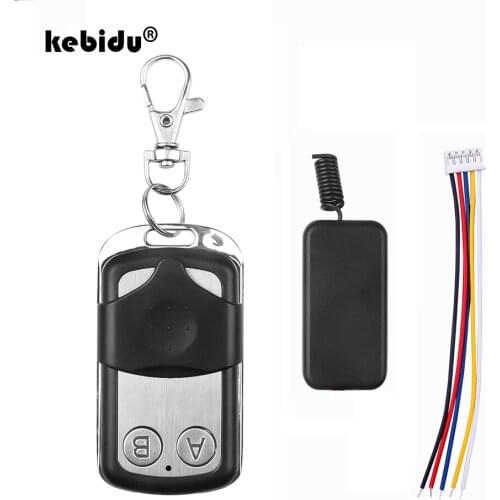 Kebidu DIY Wireless Remote Control 433 Mhz 1CH RF Relay Receiver Switch Micro Module for LED Light Controller DC 5V-12V