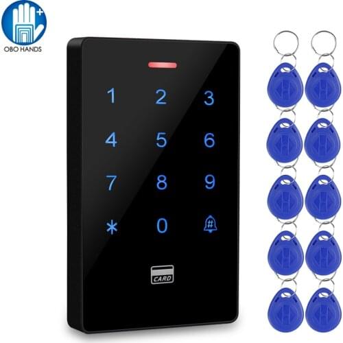 IP68 Waterproof Access Control Keypad RFID 125khZ Controller Wiegand 26/34 Reader Head Outdoor Use for Door Entry Security