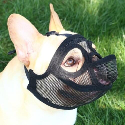 Breathability Dog Mouth Basket French Bulldog Muzzle Anti Barking Mask Adjustable Prevent Biting Pet Supplies Accessories