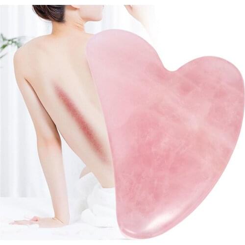 1pc Resin Guasha Scraping Massage Scraper Eco-friendly Wrinkle Remover Stone Face Massager Roller Jade Guasha Stone