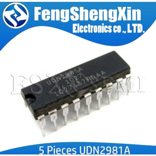 5pcs UDN2981A DIP-18 UDN2981 DIP18 UDN2981AT DIP 8-CHANNEL SOURCE DRIVERS