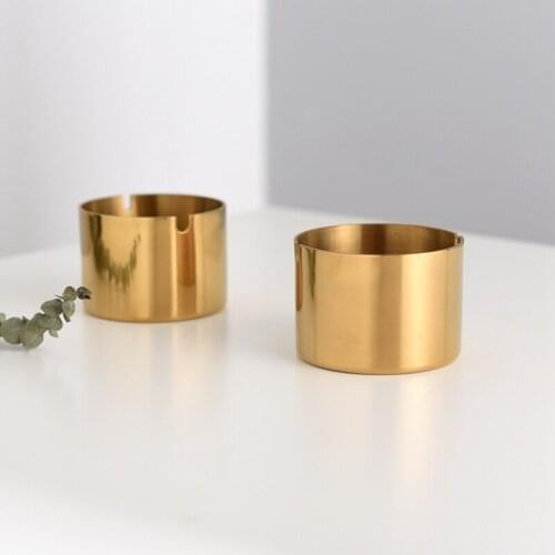 Smoking Accessories Desktop Decoration Portable Stainless Steel Cigar Ashtray Pocket Ashtray автомобильная 재떨이