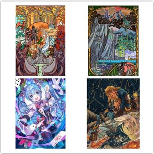 5D Diy Diamond Painting Anime Full Diamond Embroidery Sale Rhinestones Pictures Cartoon Canvas Wall Art Home Decor Gift GJ780