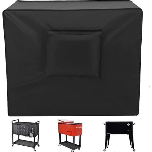 Cold Drink Car Dust Cover Hand-Push Refrigerated Truck Outdoor Trolley Protection Cover Frying Ice Machine Cover Dust Cover