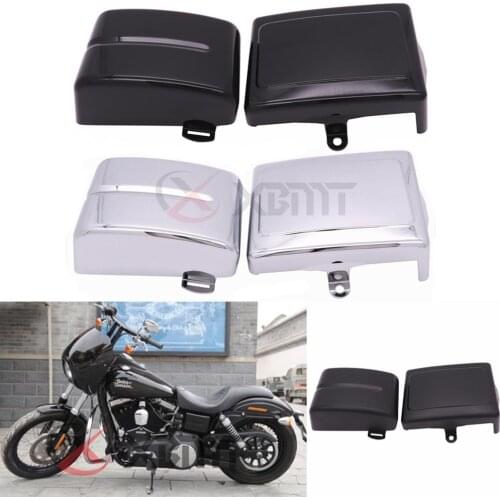 Motorcycle ABS Plastic Battery Side Cover For Harley Dyna Fat Street Bob Low Rider FXDL Switchback FLD 2012 2013 2014 2015-2017