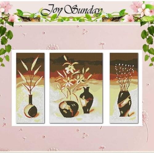Flower Art Patterns Counted Cross Stitch 11CT 14CT Cross Stitch Sets Wholesale Chinese Cross-stitch Kits Embroidery Needlework