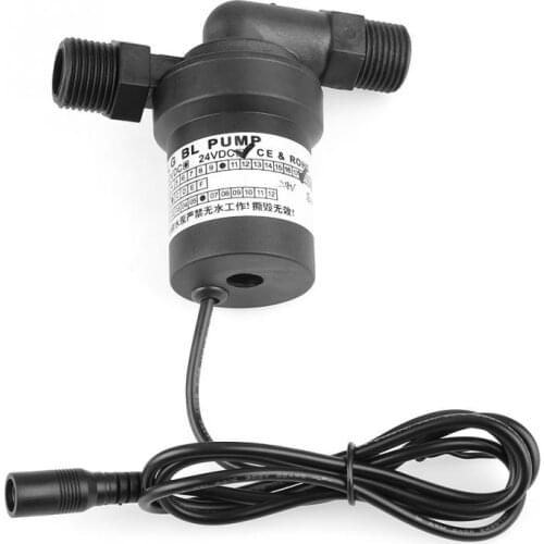 DC24V 18W Solar Pump Hot Water Pump For Solar Water Heater Hot Circulation Engineering Plastic Water Circulation Pump