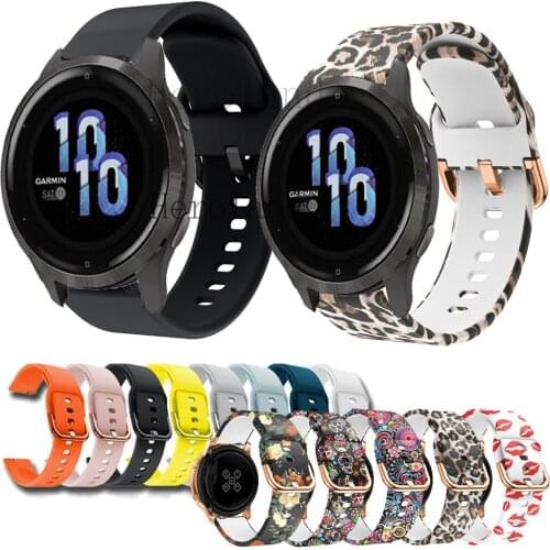 For Garmin Venu 2 / Ticwatch Pro 3 Silicone WatchBandS 22mm Watchstrap band For Garmin Vivoactive 4 Smart Wristbands Bracelet