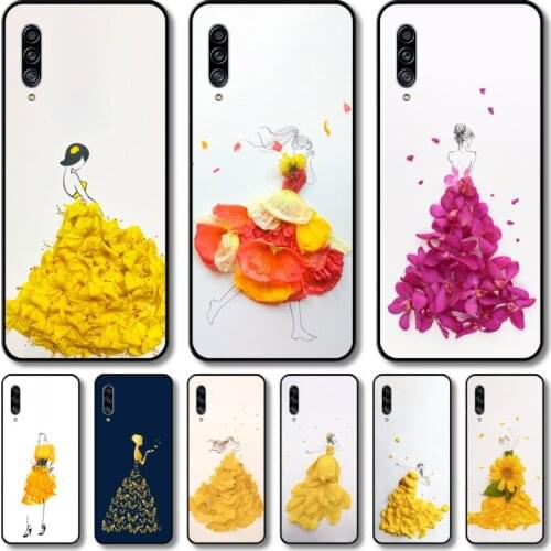 Ideal flowers girl Phone Case Hull For Samsung Galaxy M 10 20 21 31 30 60S 31S Black Shell Art Cell Cover TPU