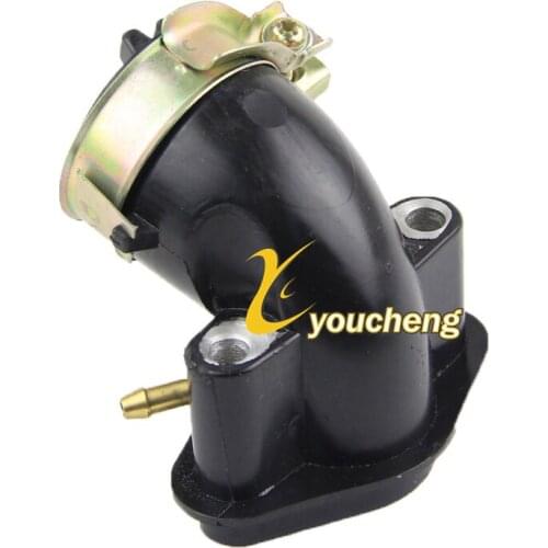 1 Vacuum Port Carburetor Intake Manifold 49cc 50cc GY6 Intake-tube Scooter Spare Moped ATV Go-Kart Buggy 139QMB 139QMA JQG-GY650