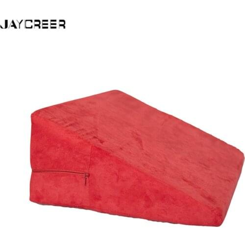 JayCreer 47CMX17CM Non-Inflatable Position Cushion- Wedge Helping To Conceive Sex Furniture Chair Adult Game Chair Toys