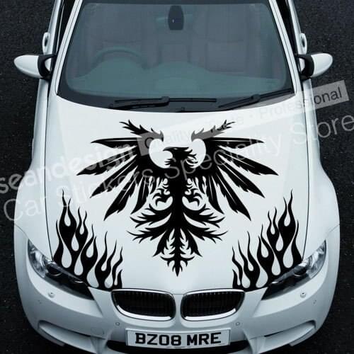 Cool! Totem Eagle D 023 Auto Car Decal Sticker PVC(black,white,red,Gray colour)