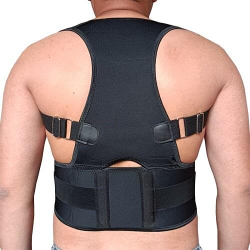 Magnetic Therapy Adult Back Corset Shoulder Lumbar Posture Corrector Bandage Spine Support Belt Back Support Posture Correct