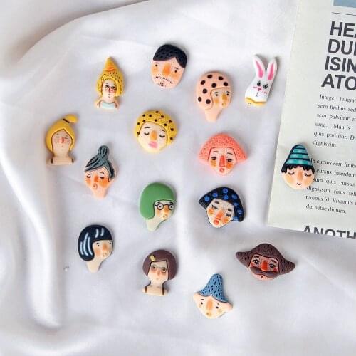 Boys and Girls Daddy Rabbit 3D Planar Resin DIY Making For Phone Case Fridge Cup Stickers DIY Crafts Home Decoration Accessory