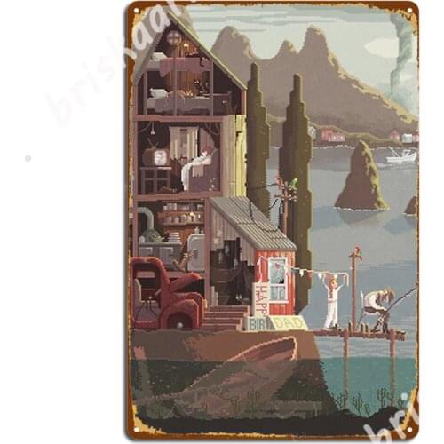 Scene 15: 'The Fishermans Daughter' Metal Signs Designing Club Party Plaques Wall Tin sign Posters