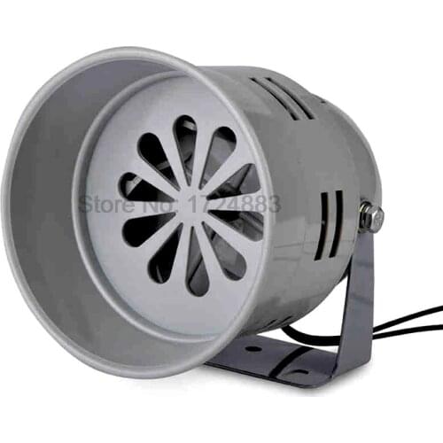 Plastic Mini Motor siren MS-290 12V 24V 220V Automotive Air Raid Siren Horn Car Truck Motor Driven Alarm small motor buzzer