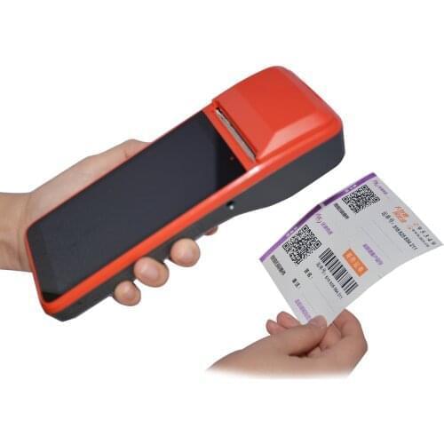 POS Terminal R330 PDA Android Handheld restaurant shop cash registers wireless bill machine thermal printer mobile 4G